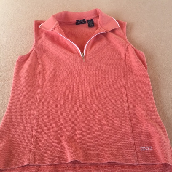 Izod Tops - Izod Womens active Sleeveless Top Stretch‎ sz M BD1